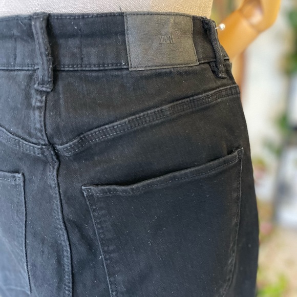2 Pairs of Zara Black Skinny Jeans - Size 8 - Picture 9 of 10